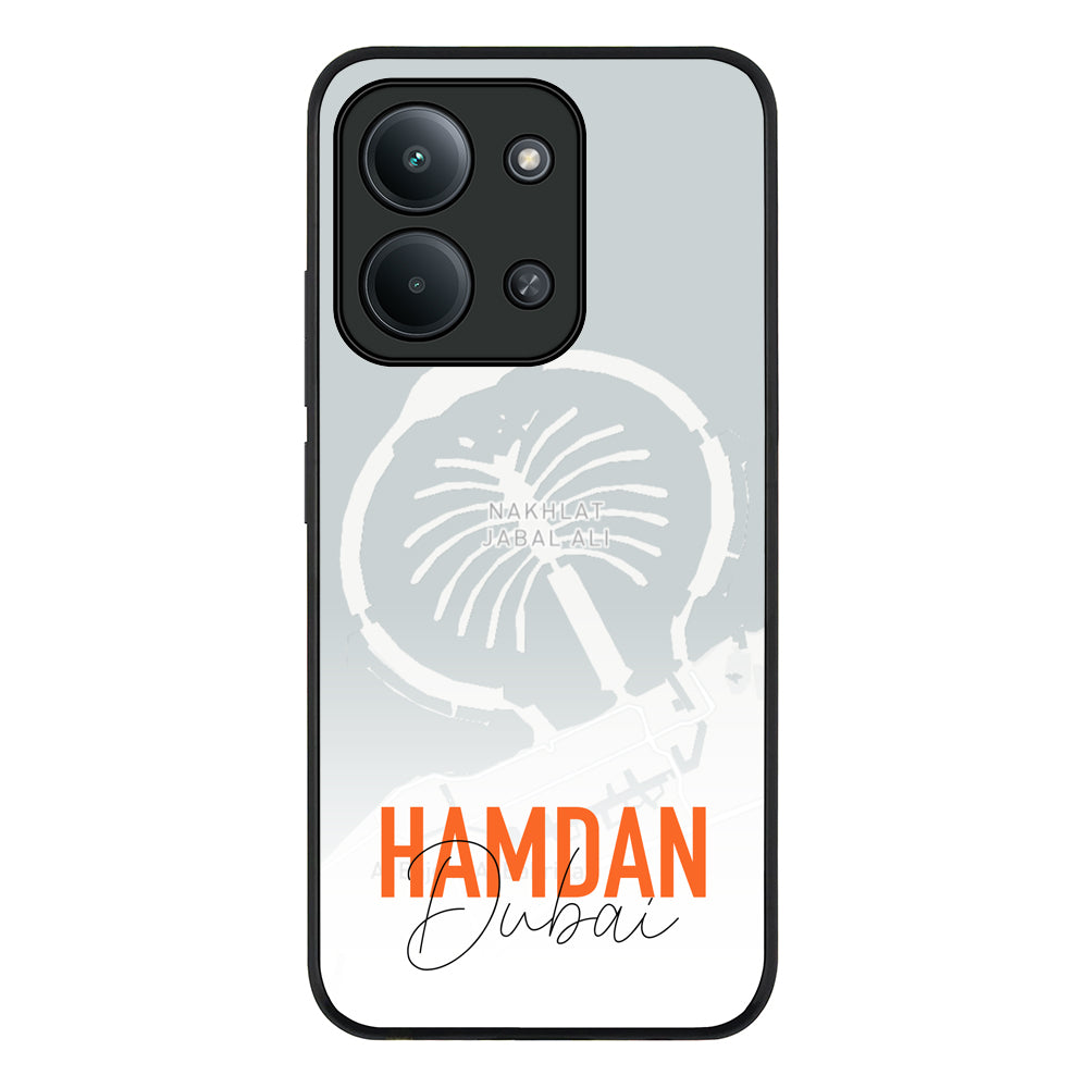 Personalized Location Map & Name, Phone Case - Poco