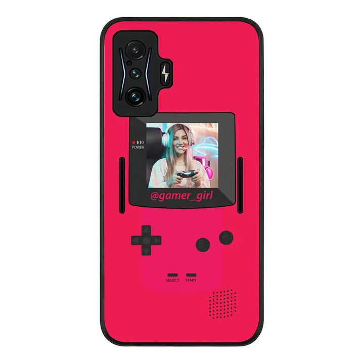 Poco F4 GT 5G / Rugged Black Phone Case Customized Retro Game Console, Phone case - Poco - Stylizedd