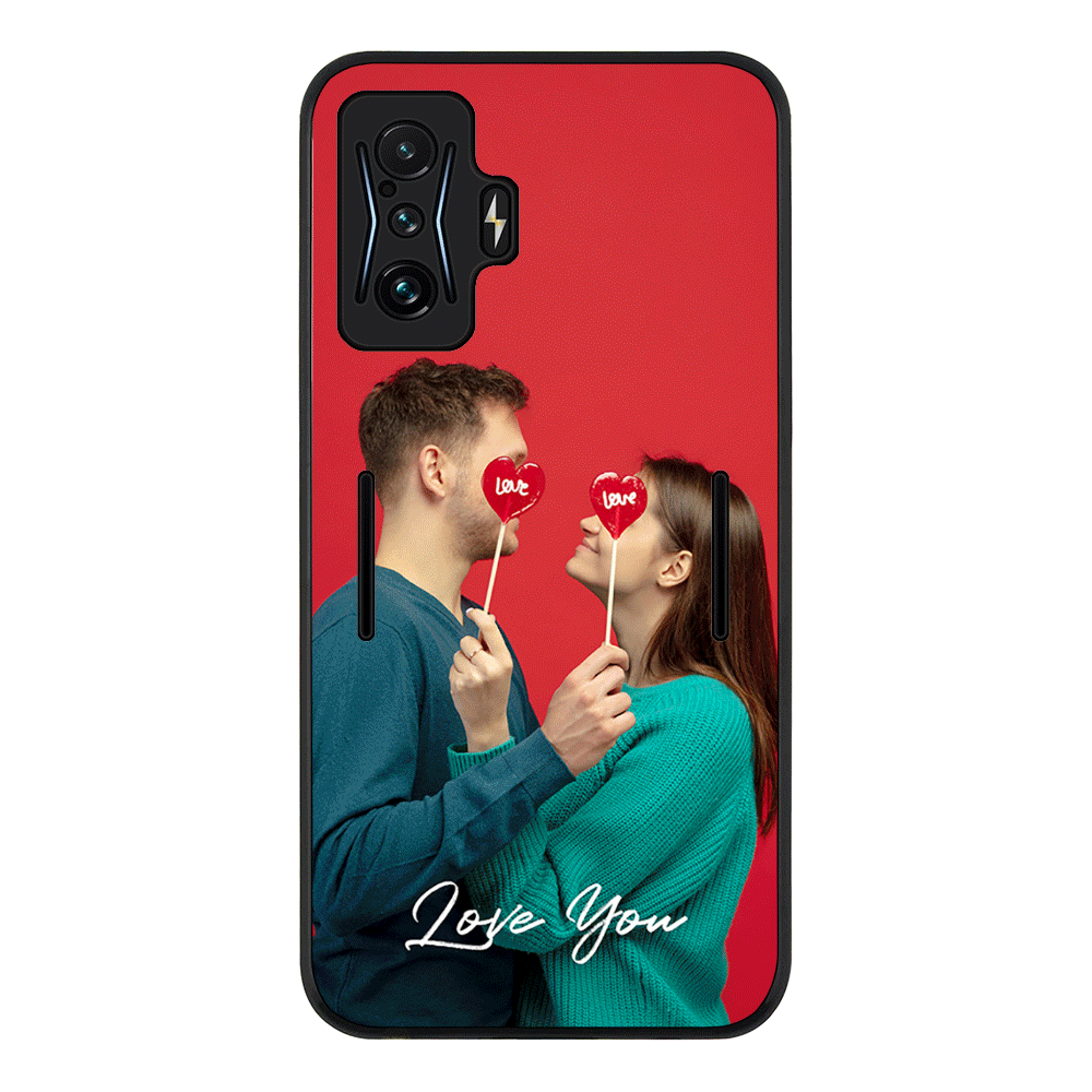 Redmi K50 Gaming / Rugged Black Custom Photo Valentine, Phone Case - Redmi - Stylizedd.com