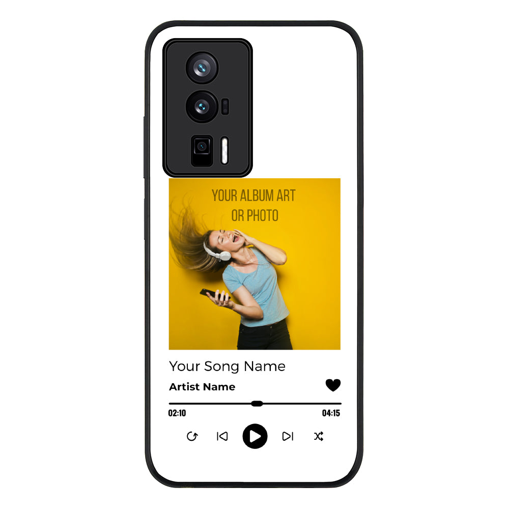 Redmi K60 / Redmi K60 Pro / Rugged Black Custom Album Art Phone Case - Redmi - Stylizedd.com