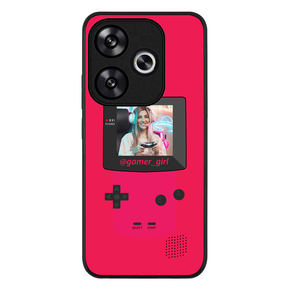 Redmi Turbo 3 / Rugged Black Customized Retro Game Console, Phone case - Redmi - Stylizedd.com