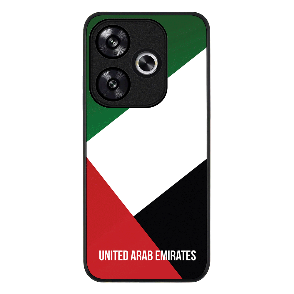 Redmi Turbo 3 / Rugged Black Personalized UAE United Arab Emirates, Phone Case - Redmi - Stylizedd.com