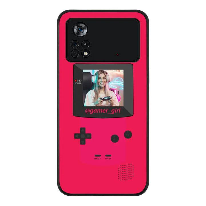 Poco M4 Pro 4G / Rugged Black Phone Case Customized Retro Game Console, Phone case - Poco - Stylizedd