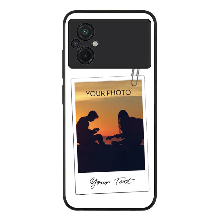 Poco M5 / Rugged Black Phone Case Polaroid Photo Phone Case - Poco - Stylizedd