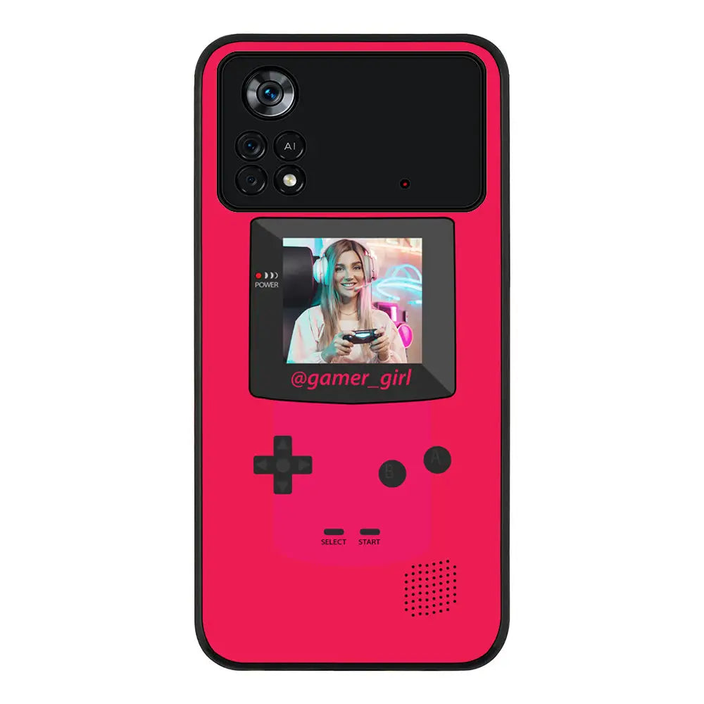 Poco X4 Pro / Rugged Black Phone Case Customized Retro Game Console, Phone case - Poco - Stylizedd