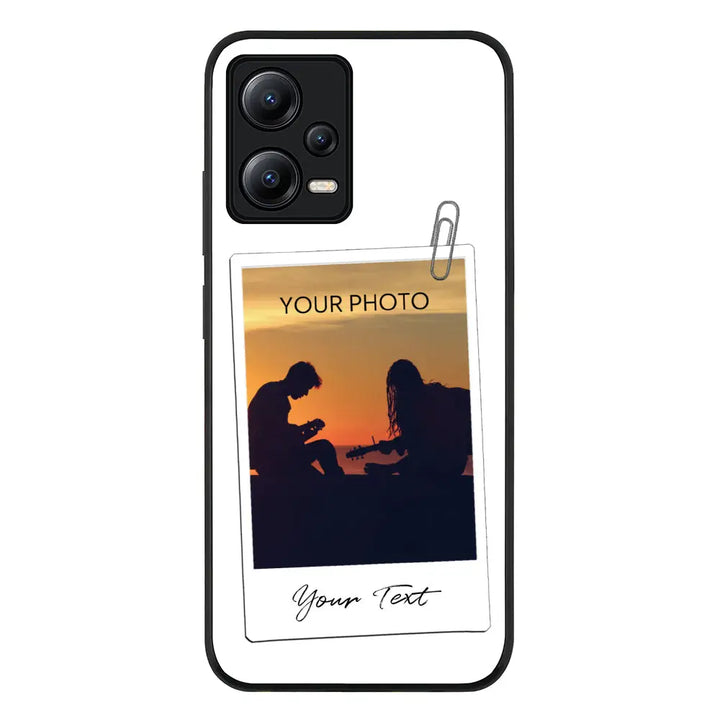 Poco X5 5G / Rugged Black Phone Case Polaroid Photo Phone Case - Poco - Stylizedd