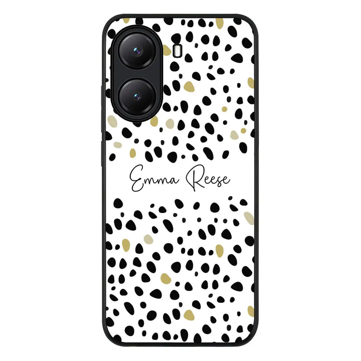 Pebble Multi Color Custom Text My Name Phone Case - Poco - X7 Pro / Rugged Black - Stylizedd