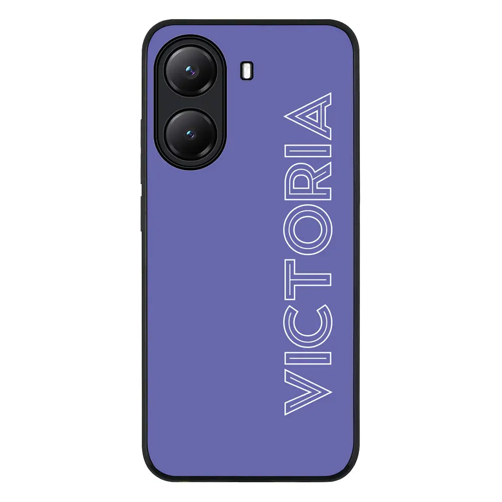 Personalized Name Custom Phone Case - Poco - X7 Pro / Rugged Black - Stylizedd