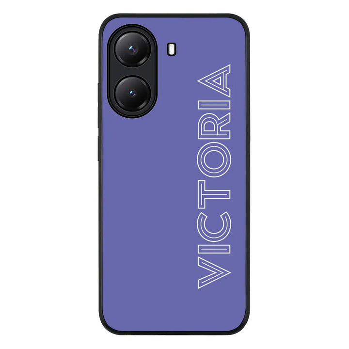 Personalized Name Custom Phone Case - Poco - X7 Pro / Rugged Black - Stylizedd