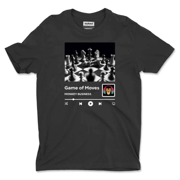 Custom Music Player with QR Code T - shirt - Classic - Black / XS - T - Shirt