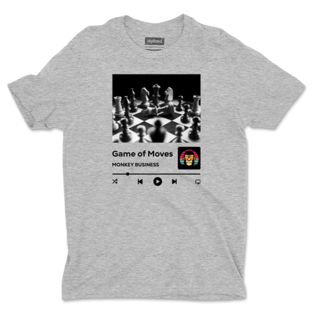 Custom Music Player with QR Code T - shirt - Classic - Light Grey / XS - T - Shirt