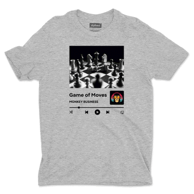 Custom Music Player with QR Code T - shirt - Classic - Light Grey / XS - T - Shirt