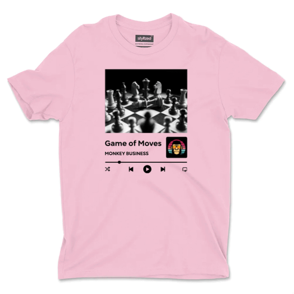 Custom Music Player with QR Code T - shirt - Classic - Pink / XS - T - Shirt