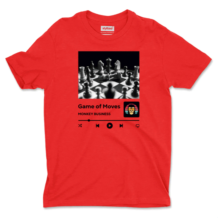 Custom Music Player with QR Code T - shirt - Classic - Red / XS - T - Shirt