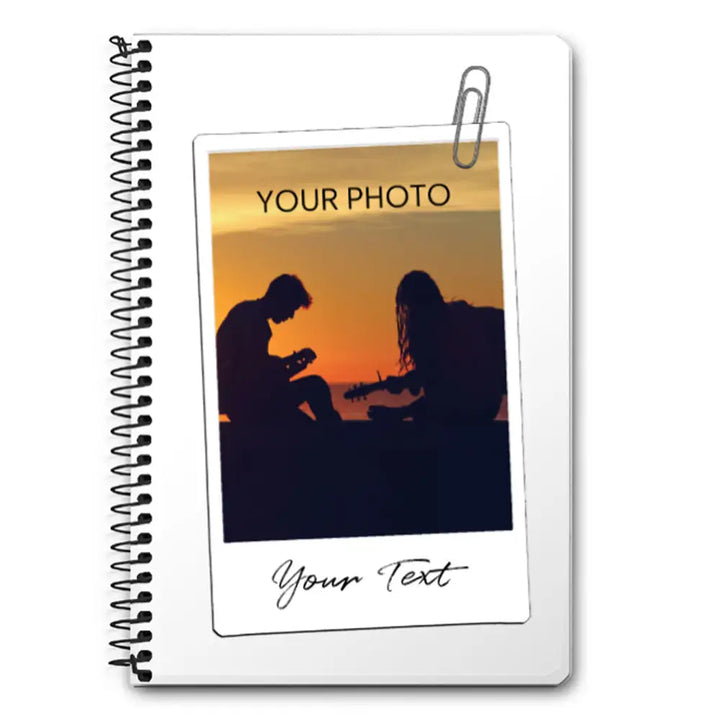 A5 Spiral Notebook Polaroid Photo Notebook - Stylizedd.com