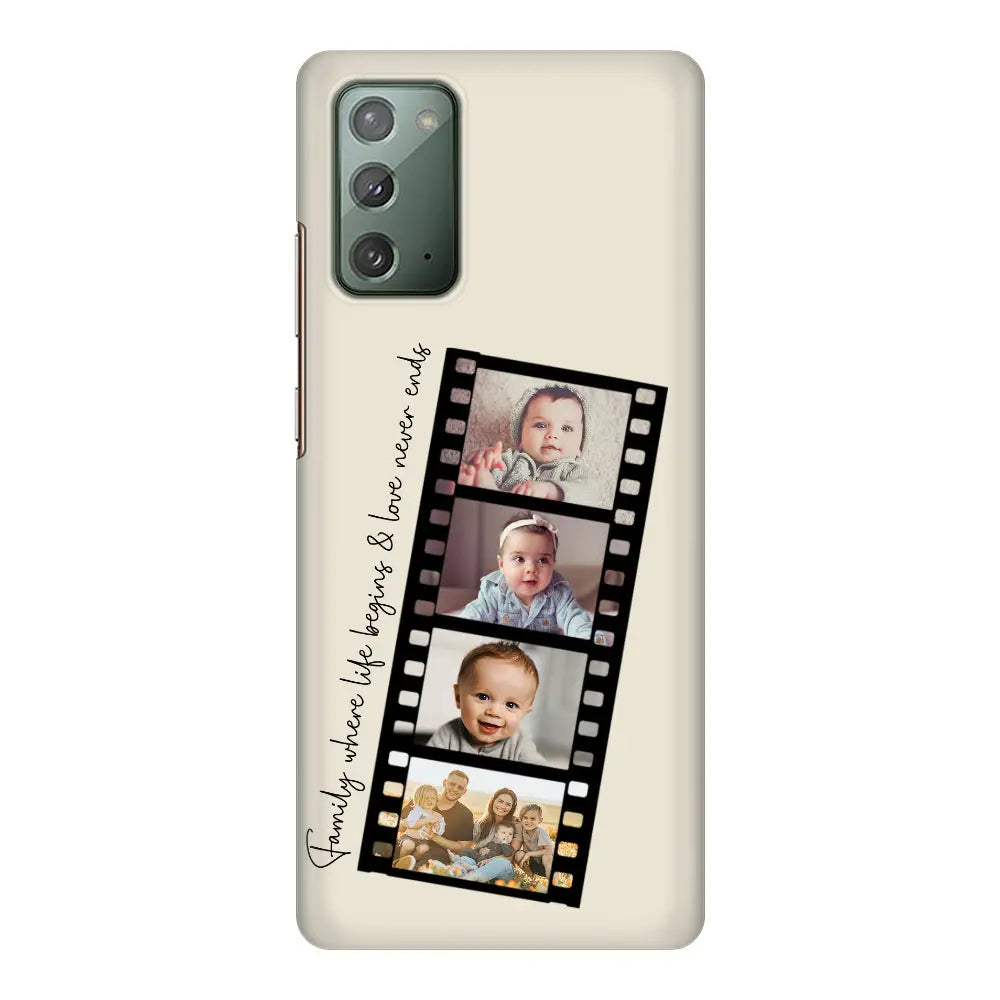 Samsung Galaxy Note 20 / Snap Classic Custom Film Strips Personalised Movie Strip, Phone Case, Stylizedd.com in Dubai Sharjah UAE UK  