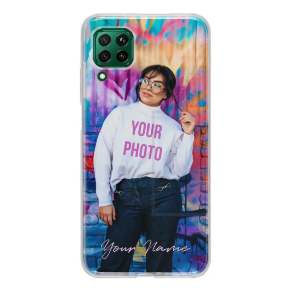 Huawei Nova 7i / P40 lite / Clear Classic Phone Case Custom Photo, My Style Phone Case - Huawei - Stylizedd