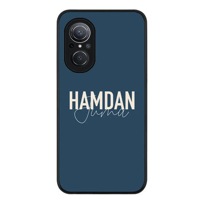 Huawei Nova 9 SE / Rugged Black Phone Case Personalized Name Horizontal, Phone Case - Huawei - Stylizedd