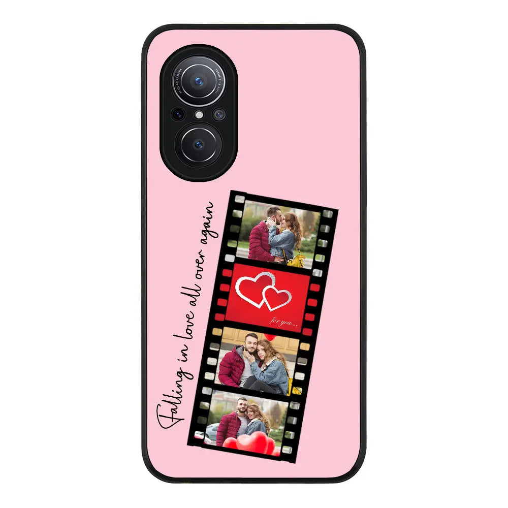 Huawei Nova 9 SE / Rugged Black Phone Case Custom Valentine Photo Film Strips, Phone Case - Huawei - Stylizedd