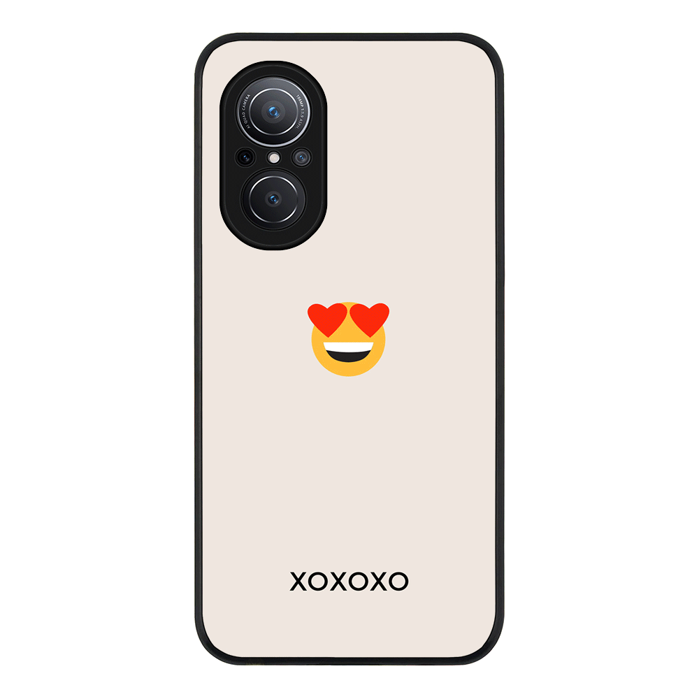 Huawei Nova 9 SE / Rugged Black Custom Text Emojis Emoticons, Phone Case - Huawei - Stylizedd.com