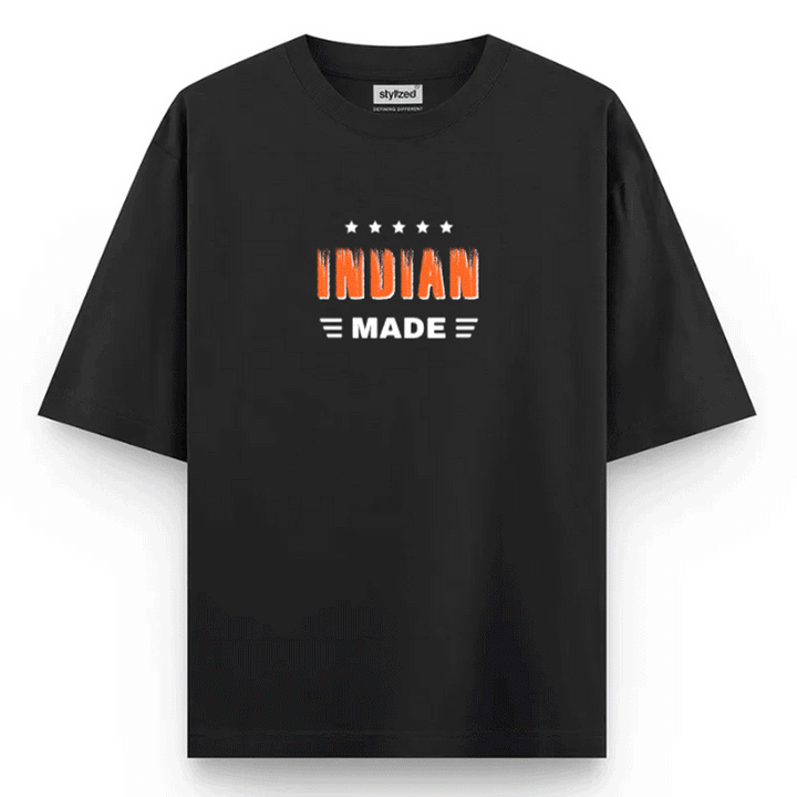 Custom Nationality Made T-shirt - Oversize - Black / XS - T-Shirt