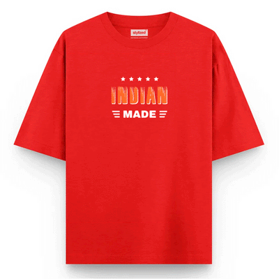 Custom Nationality Made T-shirt - Oversize - Red / XS - T-Shirt