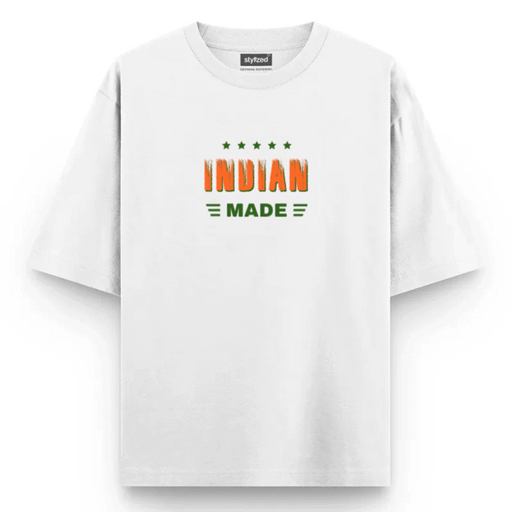 Custom Nationality Made T-shirt - Oversize - White / XS - T-Shirt