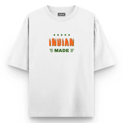 Custom Nationality Made T-shirt - Oversize - White / XS - T-Shirt
