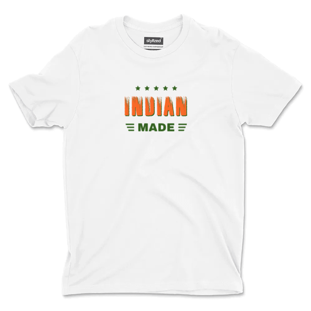 Custom Nationality Made T - shirt - Classic - White / XS - T - Shirt