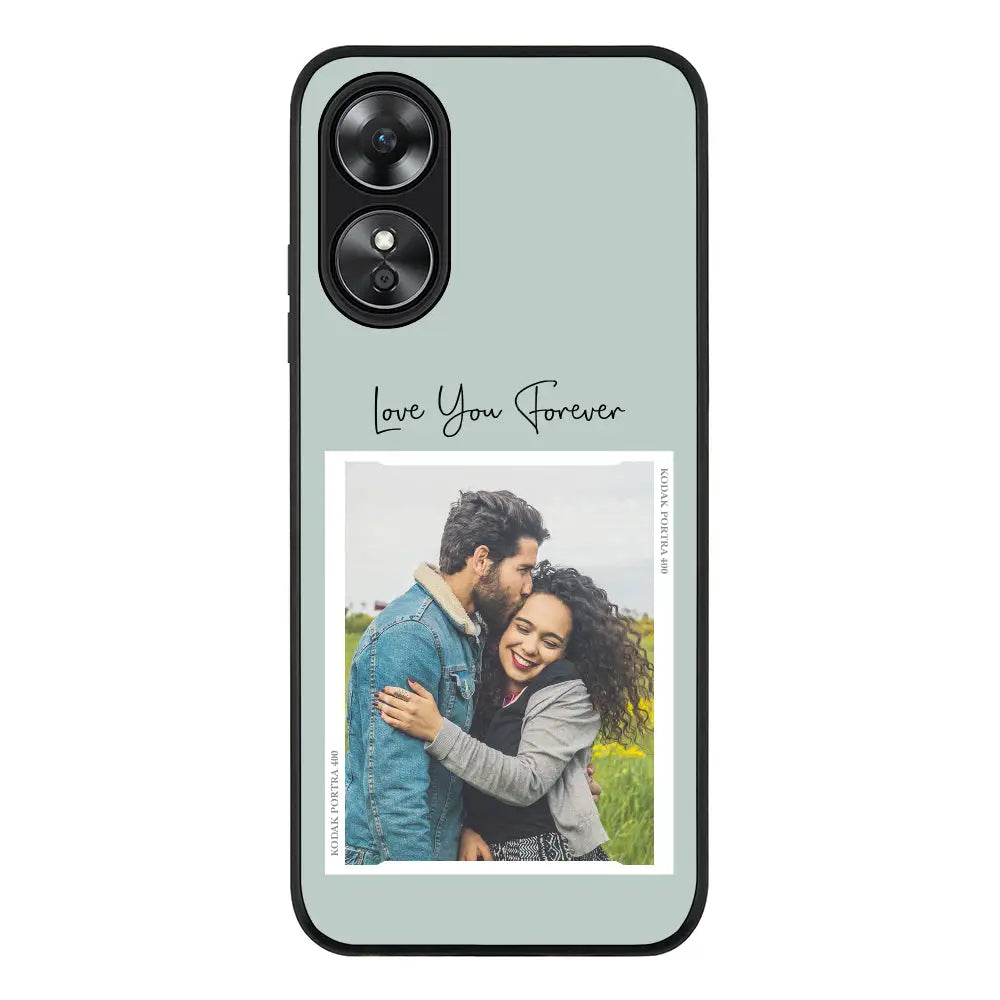 Oppo A17 / Rugged Black Phone Case Custom Memory Photo, Phone Case - Oppo - Stylizedd