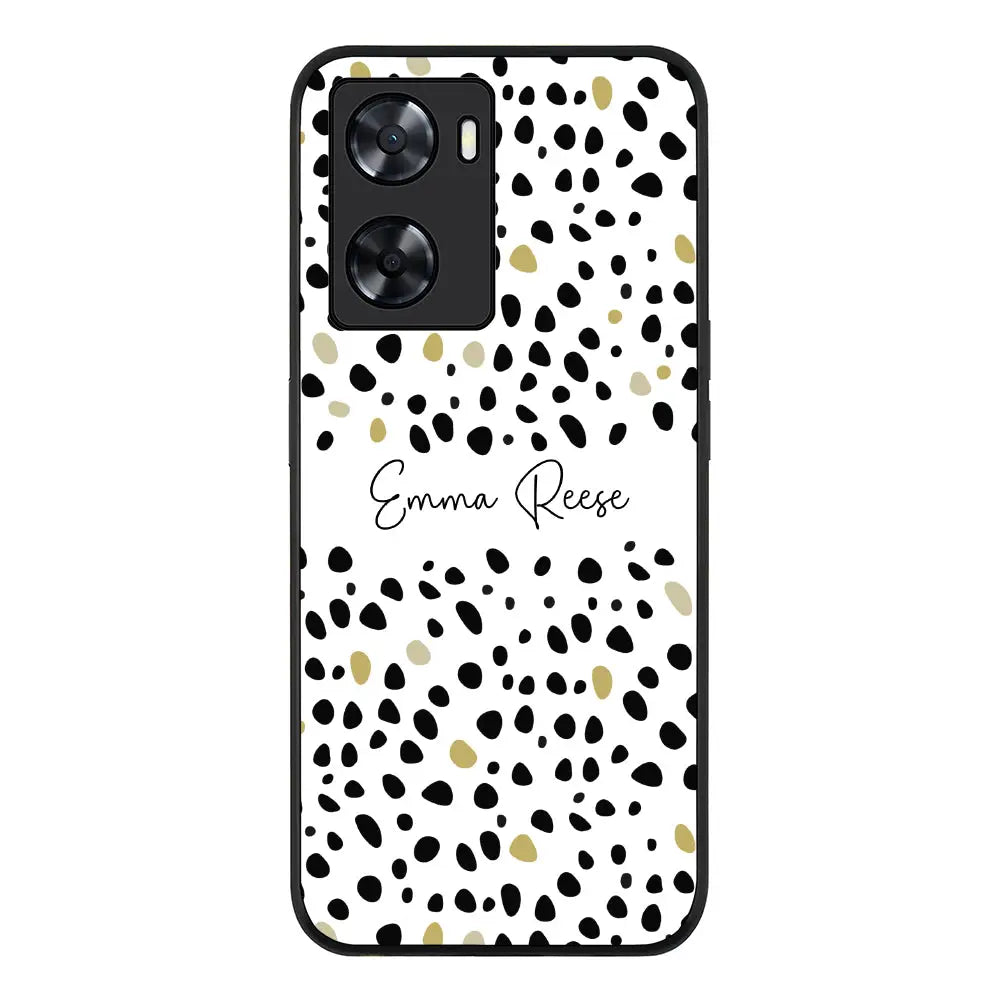 Oppo A57 4G / Oppo A77 4G / Oppo A77s Rugged Black Pebble Multi Color Custom Text, My Name Phone Case - Oppo - Stylizedd.com