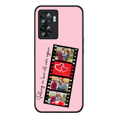 Oppo A57 5G / Rugged Black Custom Valentine Photo Film Strips, Phone Case - Oppo - Stylizedd.com
