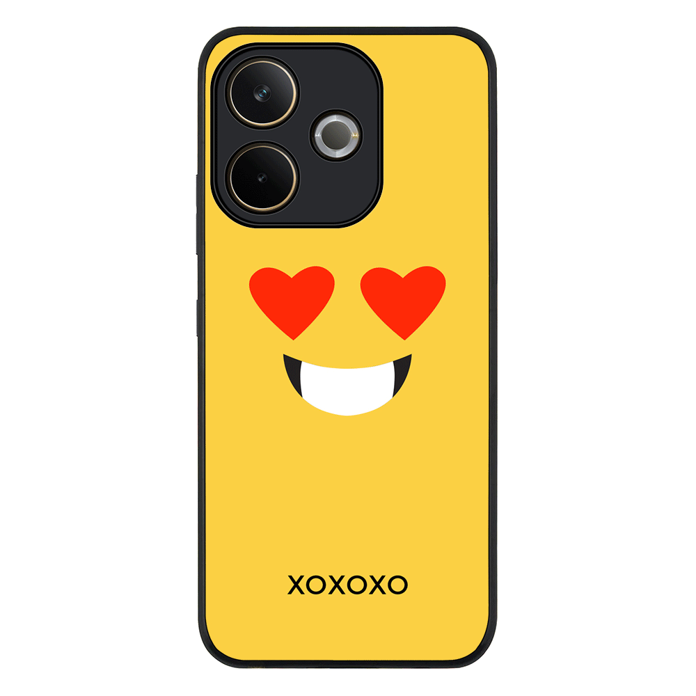 Custom Text Emojis Emoticons Face Phone Case - Oppo - A5 Pro 5G / 4G / Rugged Black - Stylizedd