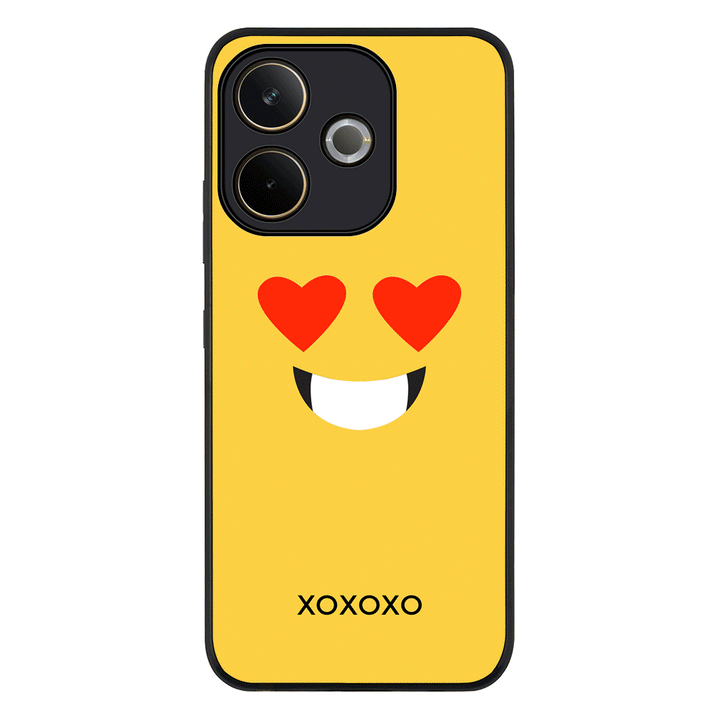 Custom Text Emojis Emoticons Face Phone Case - Oppo - A5 Pro 5G / 4G / Rugged Black - Stylizedd