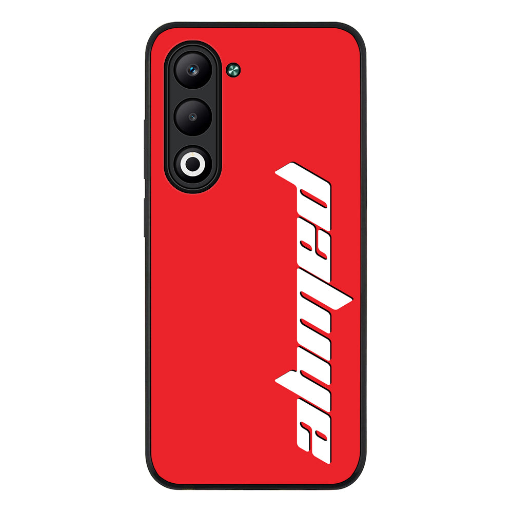 Custom Text, Vertical Name Phone Case - Oppo
