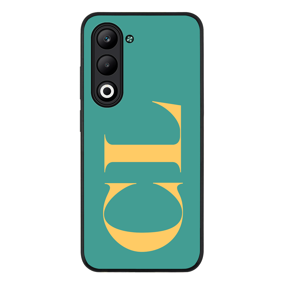 Personalized Monogram Large Initial 3D Shadow Text, Phone Case - Oppo