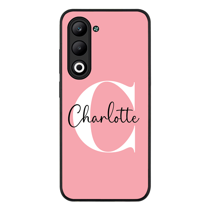 Custom Monogram Large Initial Name & Letter, Phone Case - Oppo