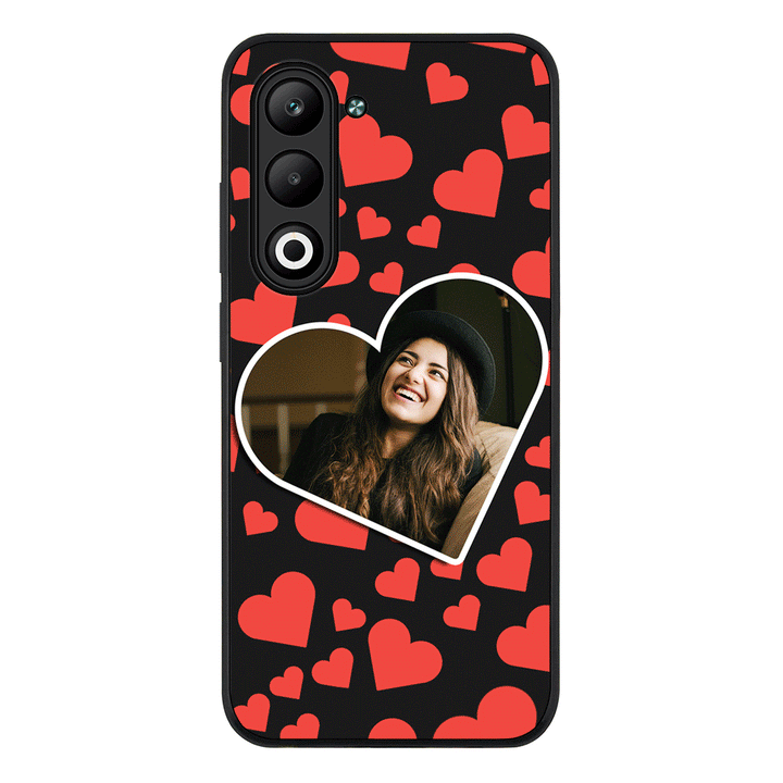 Custom Photo Heart shaped, Phone Case - Oppo