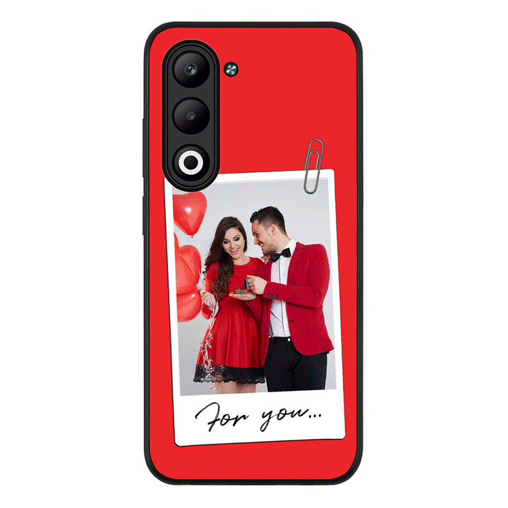 Personalized Polaroid Photo Valentine, Phone Case - Oppo