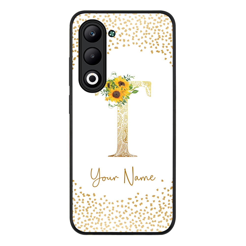 Floral Mandala Initial Phone Case - Oppo