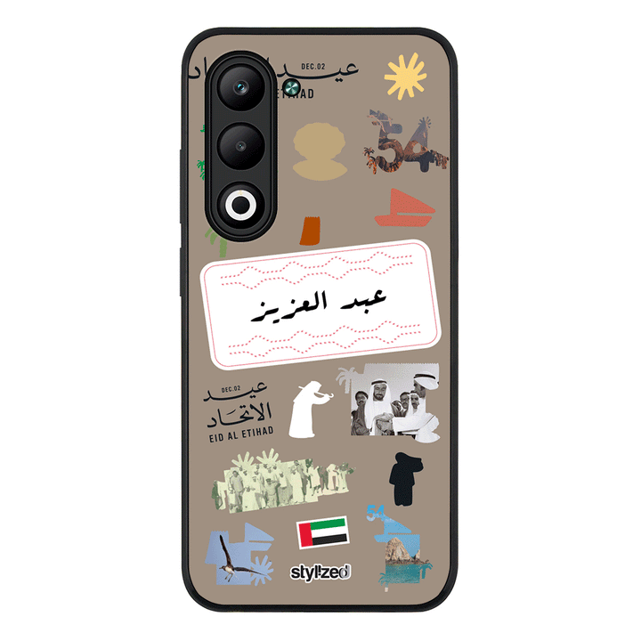 Custom Eid Al Etihad 54 National Day Sticker, Phone Case - Oppo