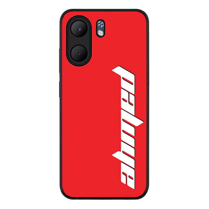 Custom Text, Vertical Name Phone Case - Oppo