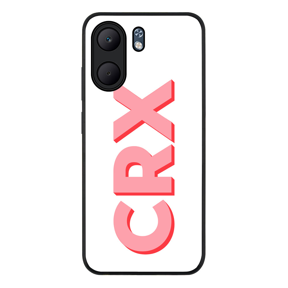 Personalized Monogram Initial 3D Shadow Text Phone Case - Oppo