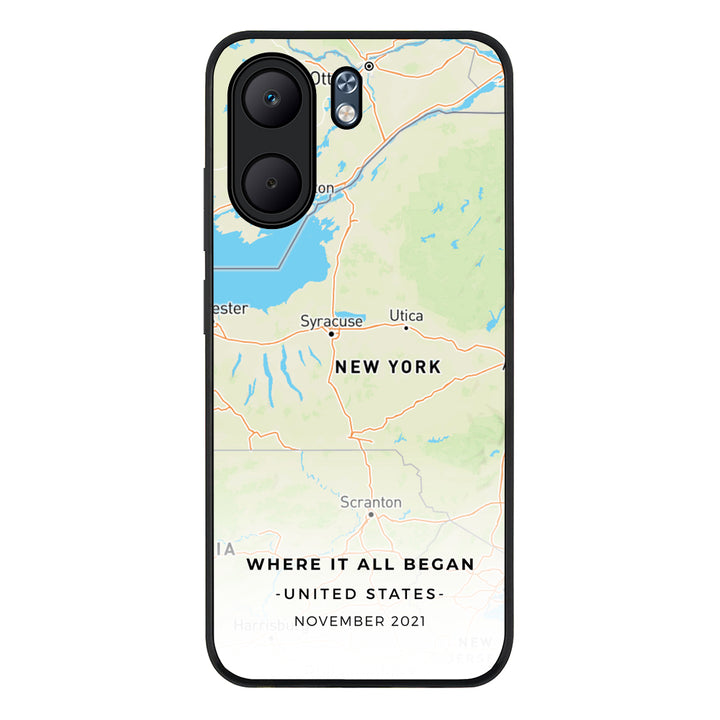 Personalized map, Phone Case - Oppo