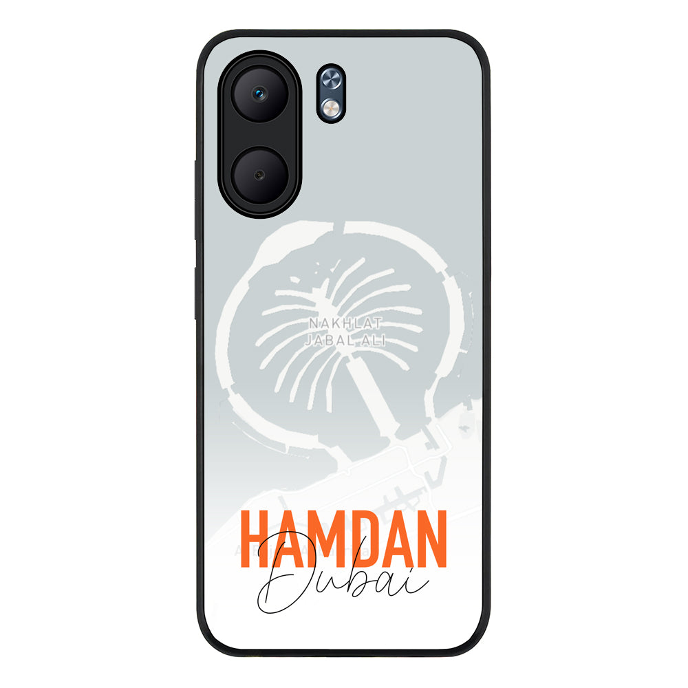 Personalized Location Map & Name, Phone Case - Oppo