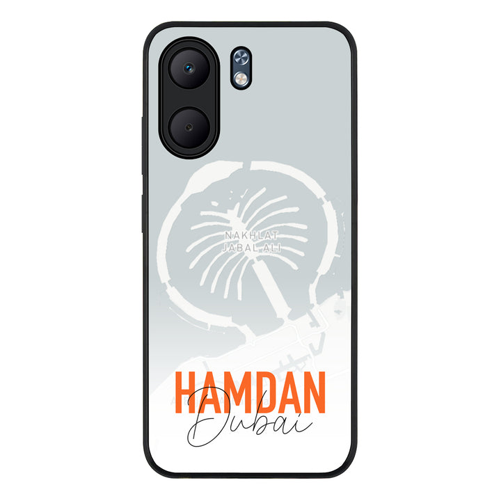 Personalized Location Map & Name, Phone Case - Oppo
