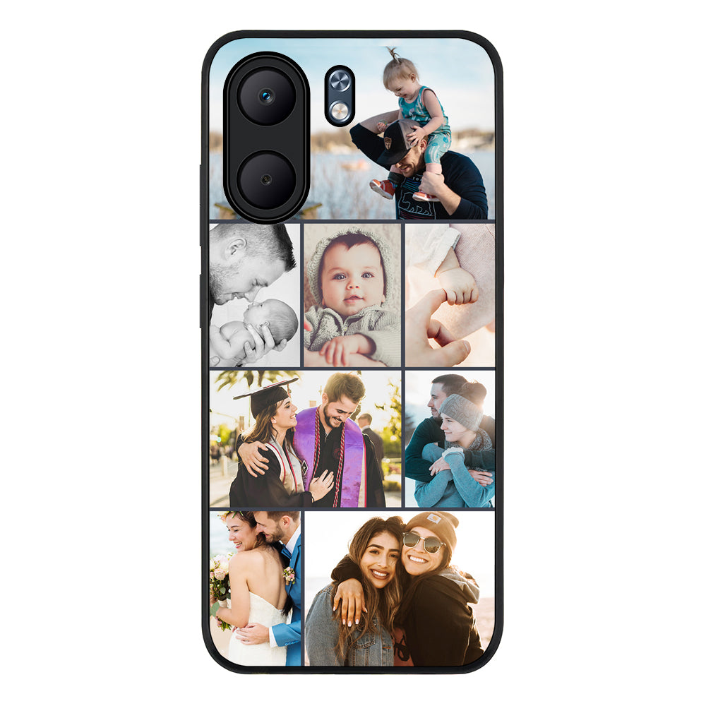 Personalised Photo Collage Grid Phone Case - Oppo