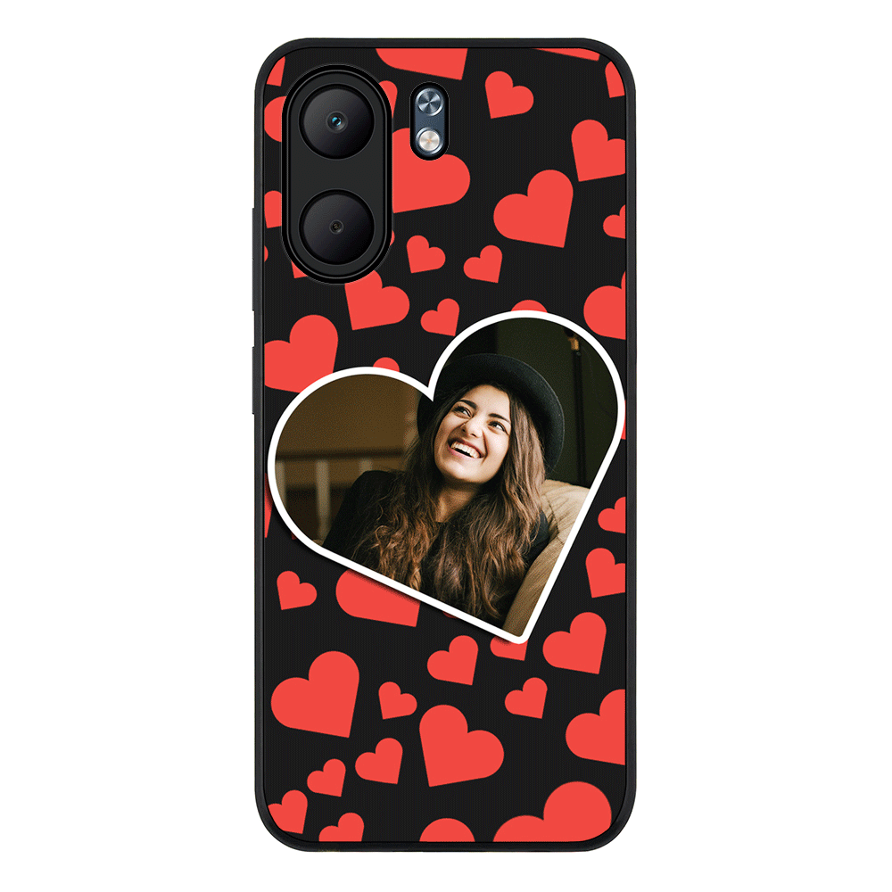 Custom Photo Heart shaped, Phone Case - Oppo