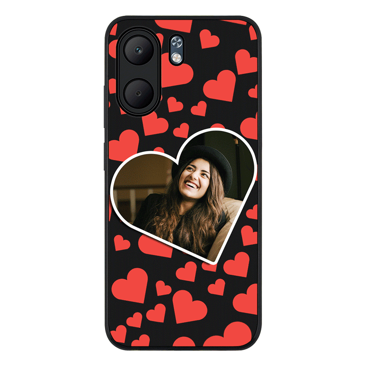 Custom Photo Heart shaped, Phone Case - Oppo