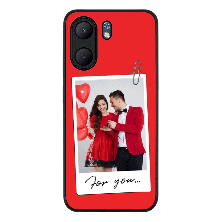 Personalized Polaroid Photo Valentine, Phone Case - Oppo